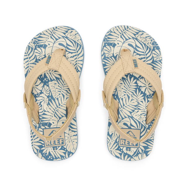 Blue/Tan Palm