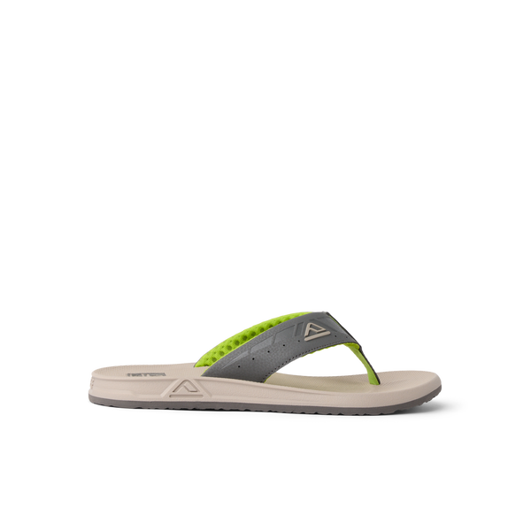 Grey/Tan/Lime