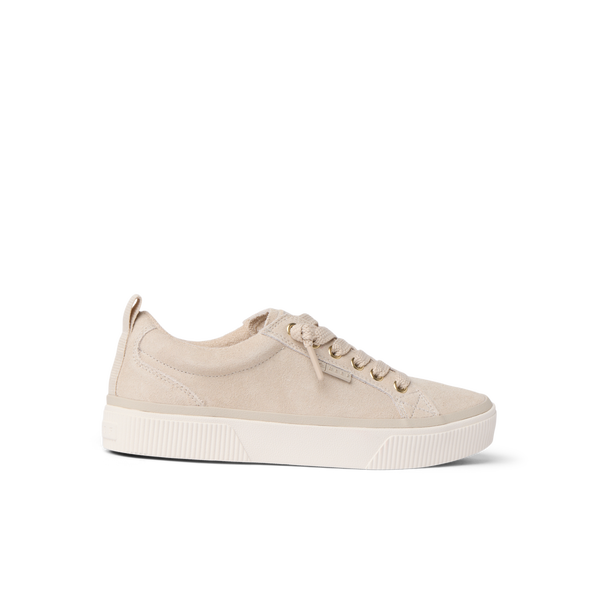 Ecru Grey Suede